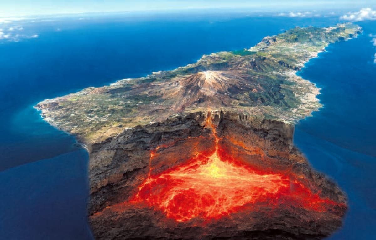 Una gran cantidad de magma se acumula bajo Tenerife a entre 10 y 30 kilómetros de profundidad