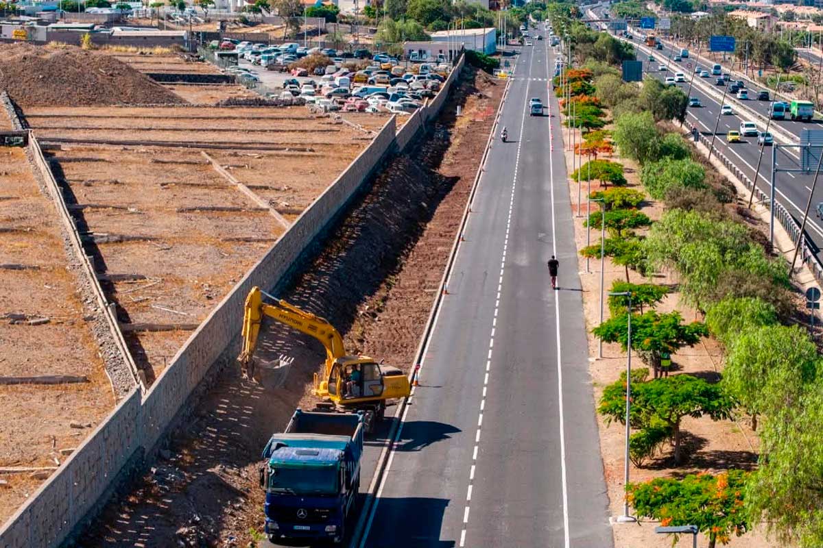 Fañabé y Miraverde se unen a través de un carril bici y peatonal de un kilómetro