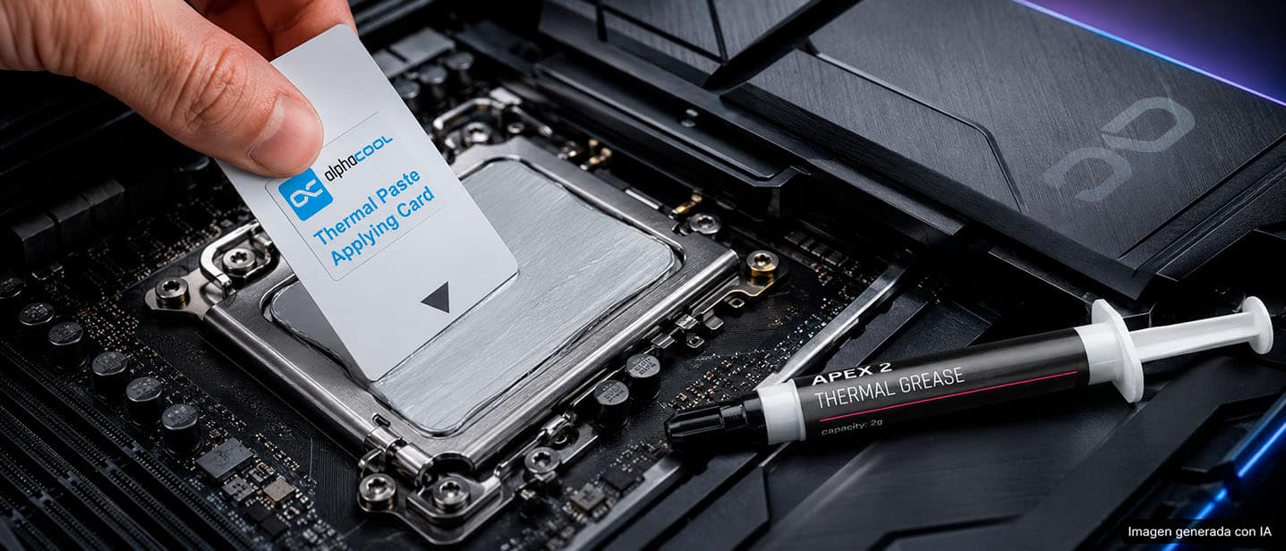 Alphacool Apex 2: compuesto térmico de alto rendimiento sin prácticamente degradación