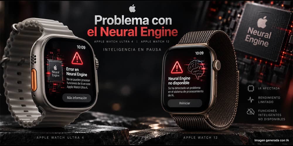 Los Apple Watch Series 12 y Ultra 4 se reinician sin previo aviso por un problema con Neural Engine