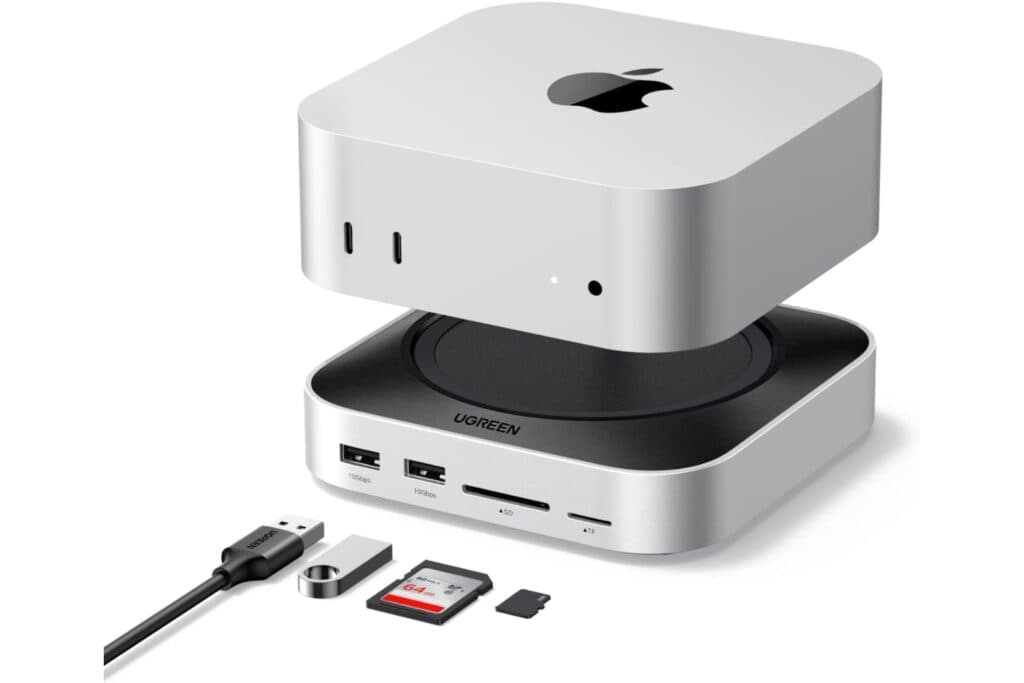 UGREEN Mac Mini M4 Dock alcanza su precio mínimo histórico, añadiendo puertos, un soporte y expansión de almacenamiento SSD, todo en uno
