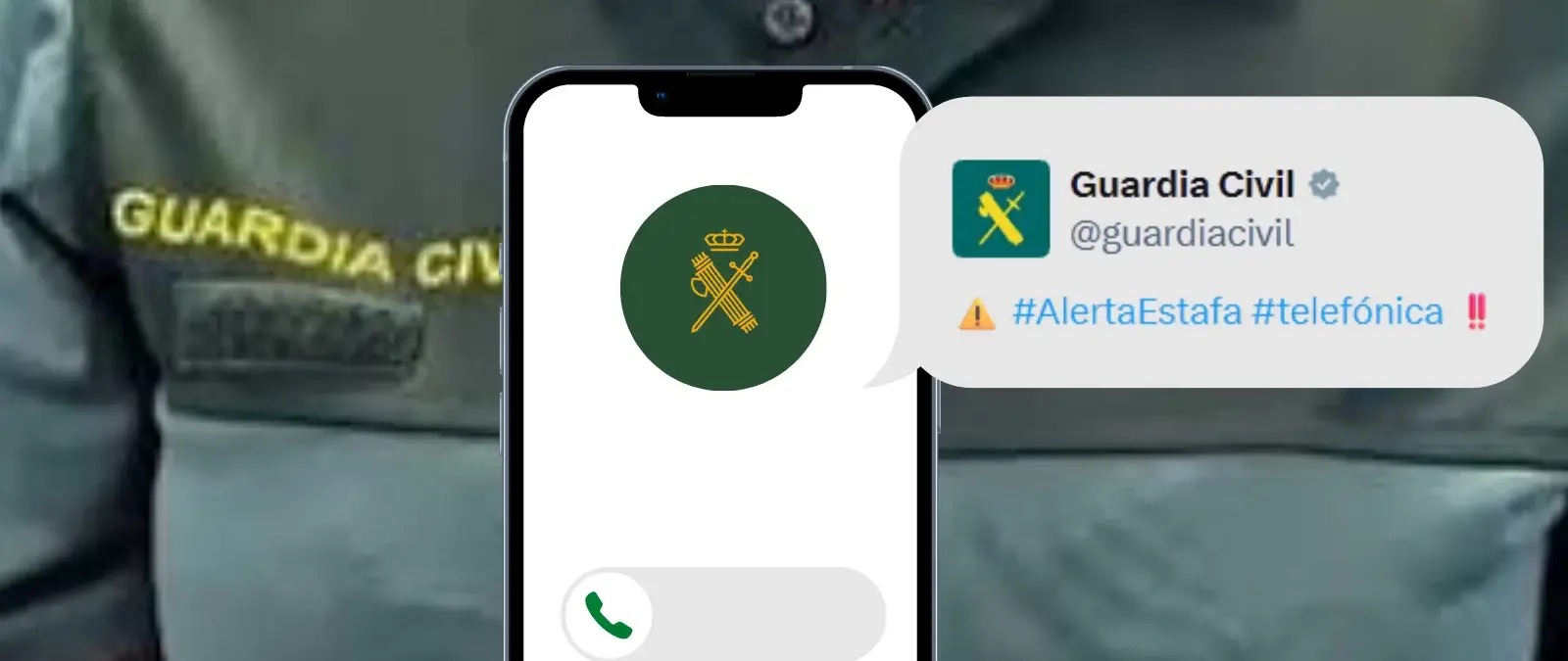 La llamada que suplanta a la Guardia Civil: cómo ciberdelincuentes buscan conseguir tus datos personales con amenazas y la descarga de una app fraudulenta