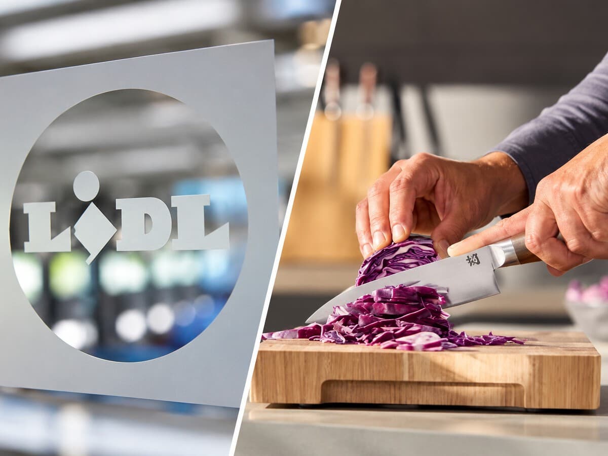 Hoy 5 de octubre llegan a Lidl los cuchillos hechos en acero de Damasco y mango de nogal míticos de los chefs