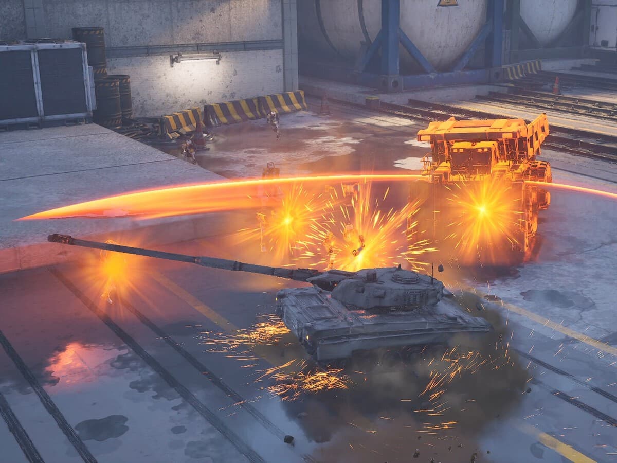 Han creado un Devil May Cry de tanques que tiene una pinta tan brutal como absurda: "Cuanto más destrozas, más lo paga la IA"