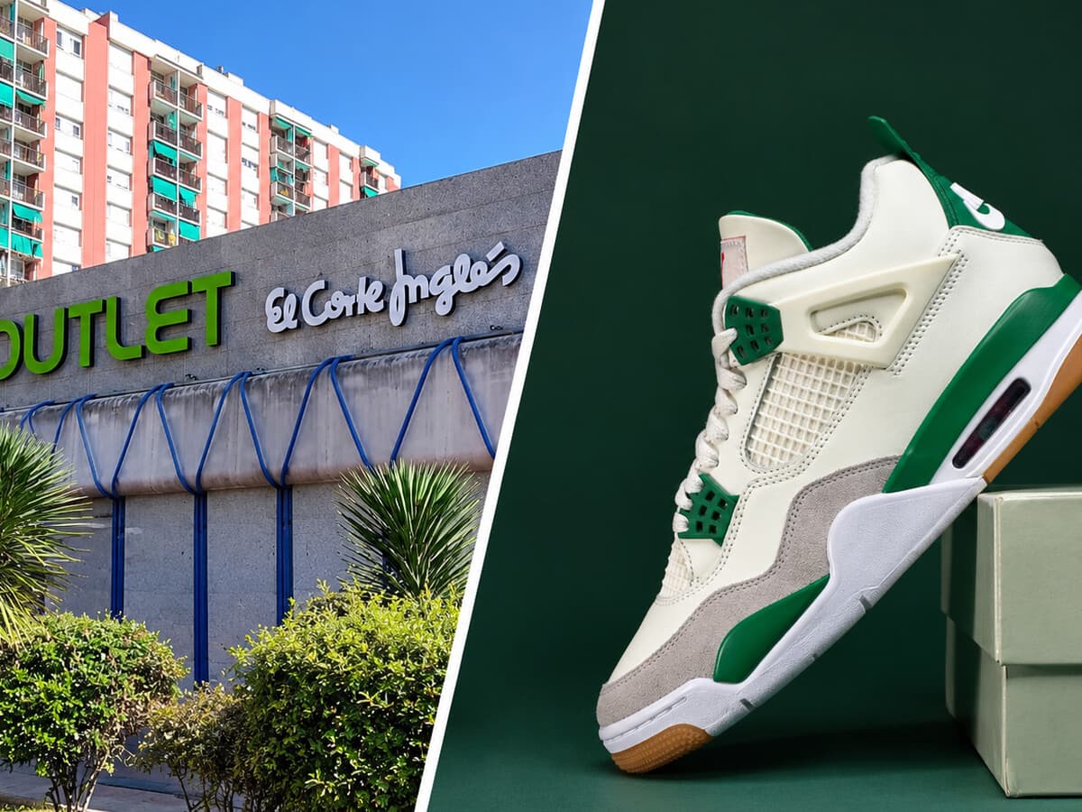 El Corte Inglés echa el cierre en algunos de sus outlet y deja decenas de zapatillas Jordan a mitad de precio
