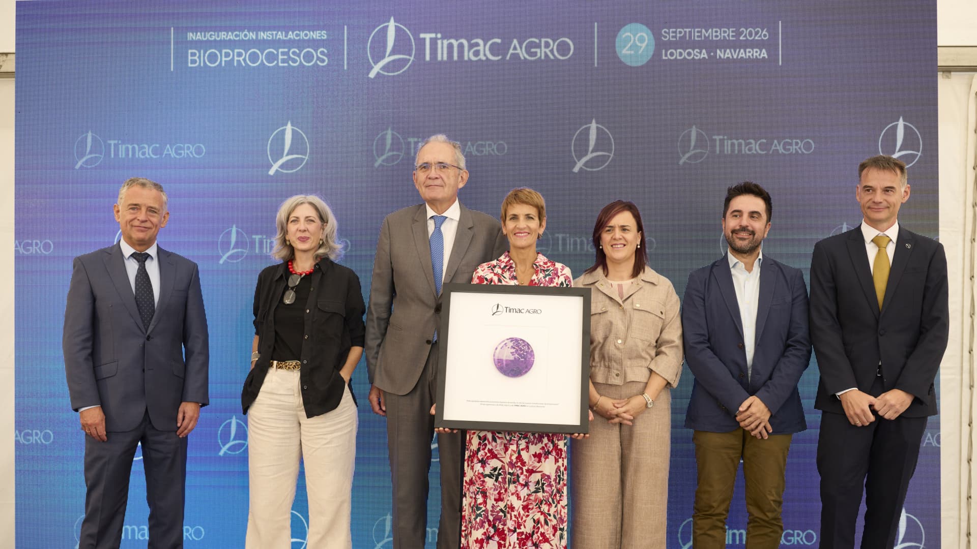 TIMAC AGRO inaugura en Lodosa dos unidades pioneras de biotecnología y economía circular