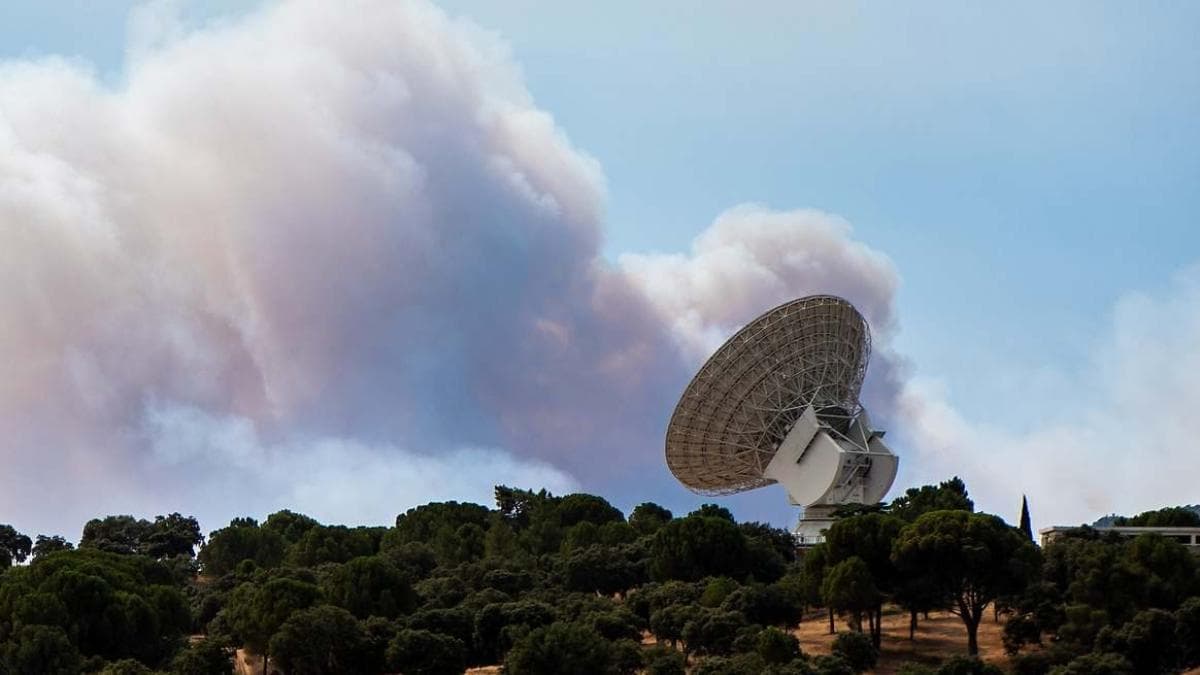 La historia de la estación de la NASA en Robledo de Chavela que ha logrado salvarse del devastador incendio