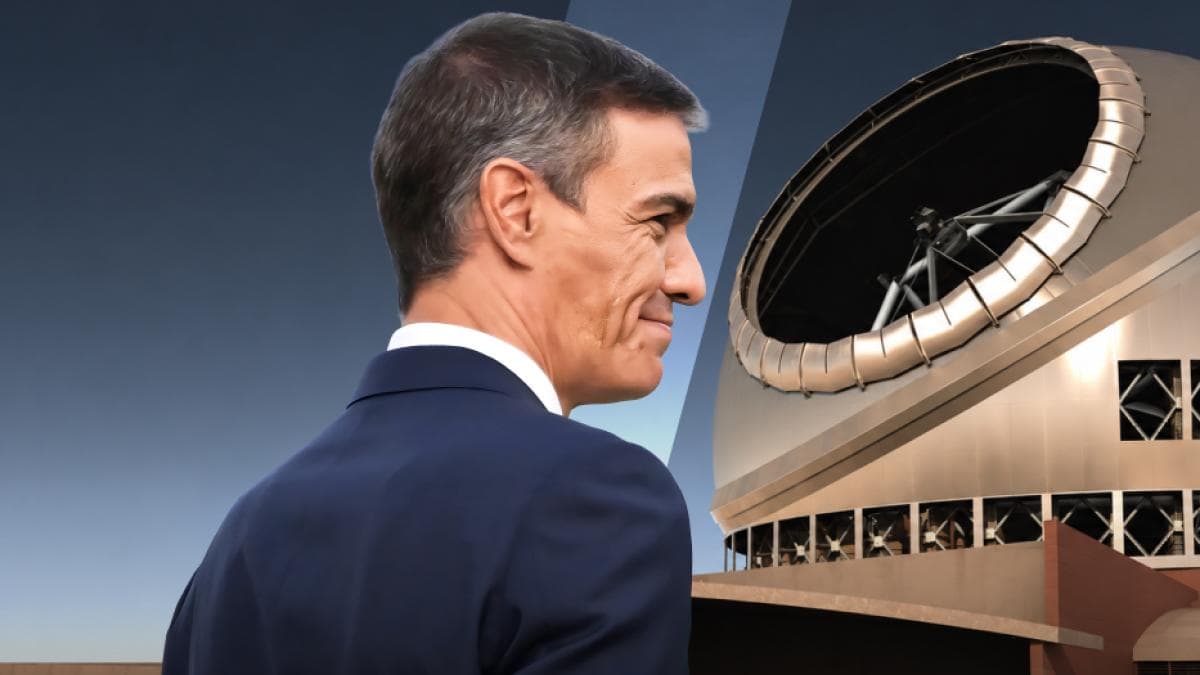 La apuesta científica de Sánchez fracasa: ni 1.000 millones de euros logran llevar el gran telescopio a La Palma
