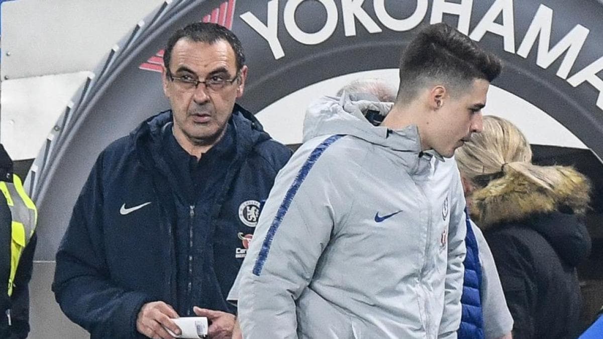 Sarri, míster del rival hoy del Athletic, dio luz verde a los 80 kilos por Kepa