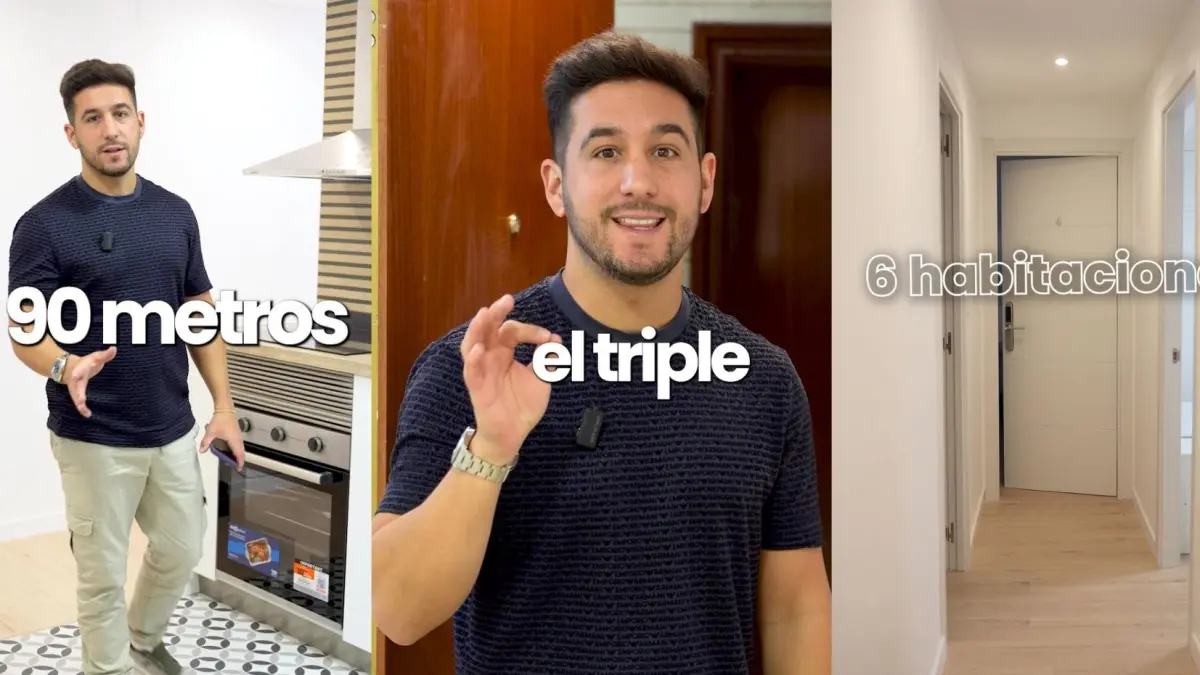 "He distribuido este piso de 90 m2 en 6 habitaciones y me dejará el triple de dinero que el que alquila de forma tradicional"