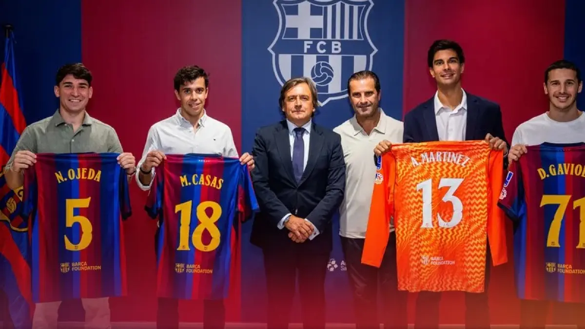 Presentados los cuatro fichajes del Barça de hockey patines
