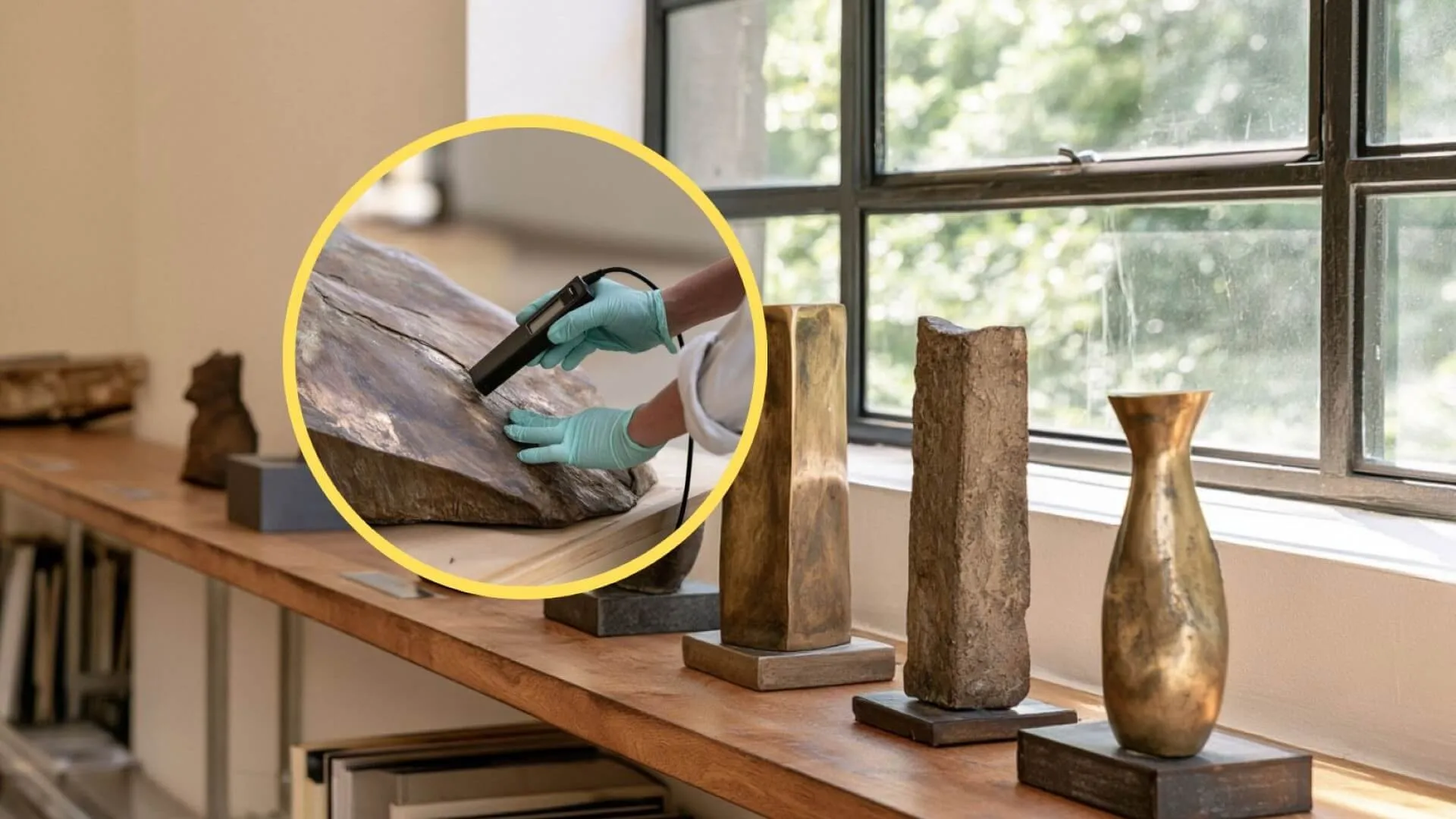 Un rayo de luz para desenmascarar bronces falsos: la tecnología que rastrea el origen de una escultura histórica sin tocarla