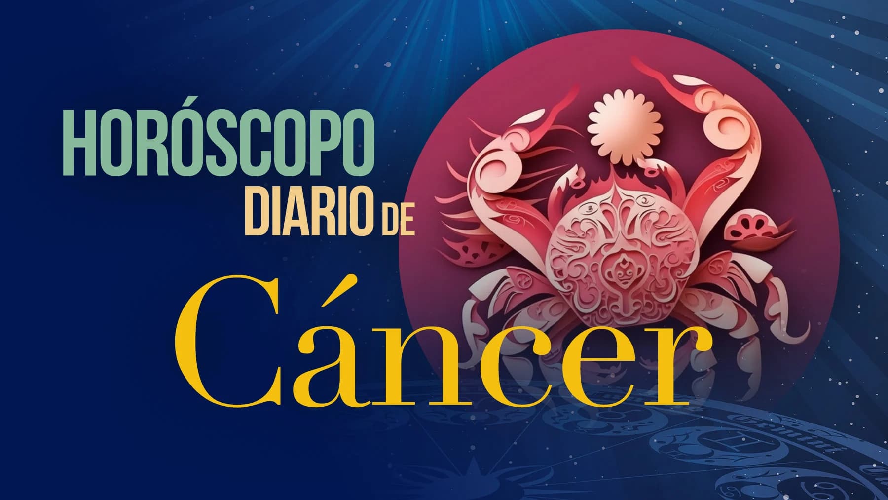 Predicción del horóscopo para Cáncer hoy, domingo 16 de agosto de 2026