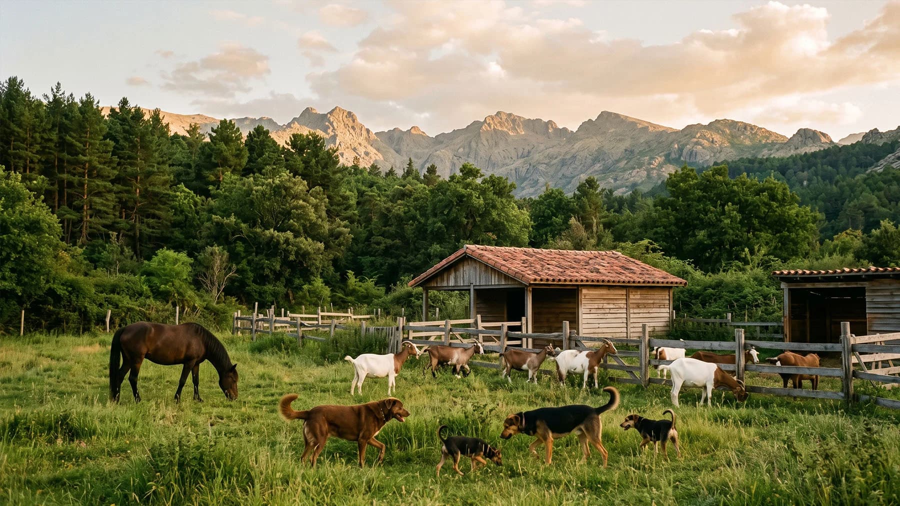 Se buscan voluntarios para vivir gratis en un refugio de la Sierra de Gredos a cambio de trabajar 24 horas semanales cuidando animales abandonados