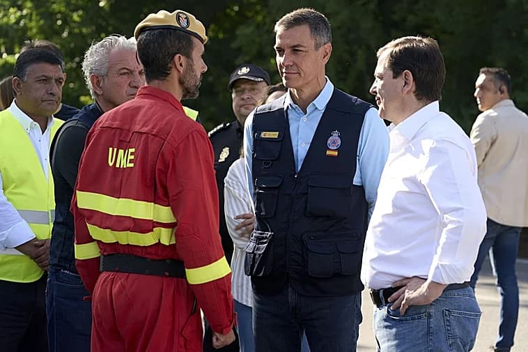 Sánchez anuncia el fin de la emergencia nacional por los incendios en Madrid y Ávila