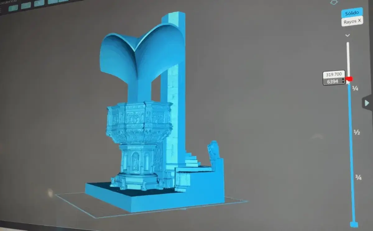 Reconstruyen digitalmente un tornavoz desaparecido de Gaudí en la Catedral de Mallorca