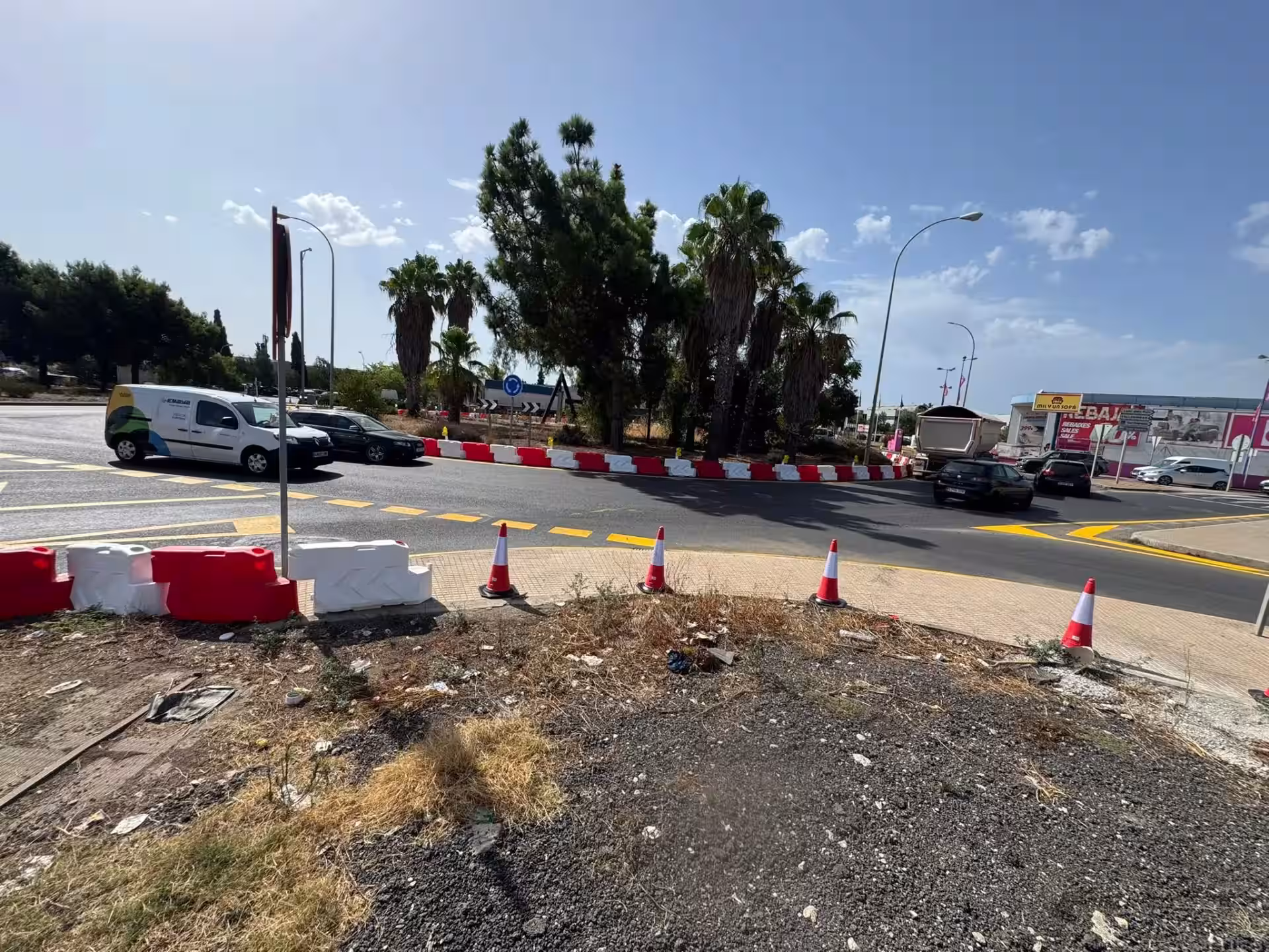 Arrancan las obras de la rotonda de Son Castelló para aliviar uno de los puntos con más atascos de Palma