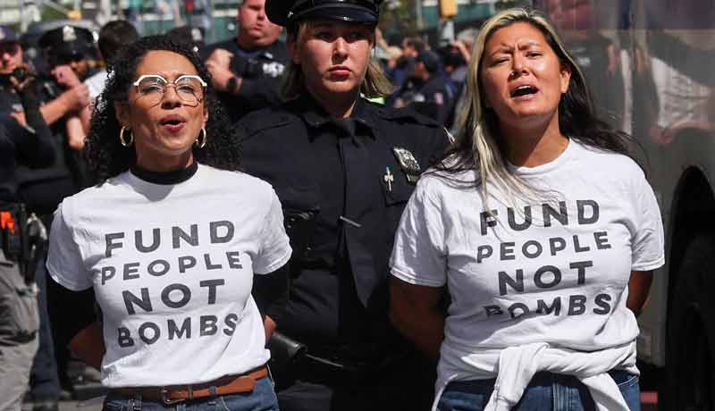 Darializa Ávila Chevalier es arrestada en protesta contra Netanyahu en la ONU