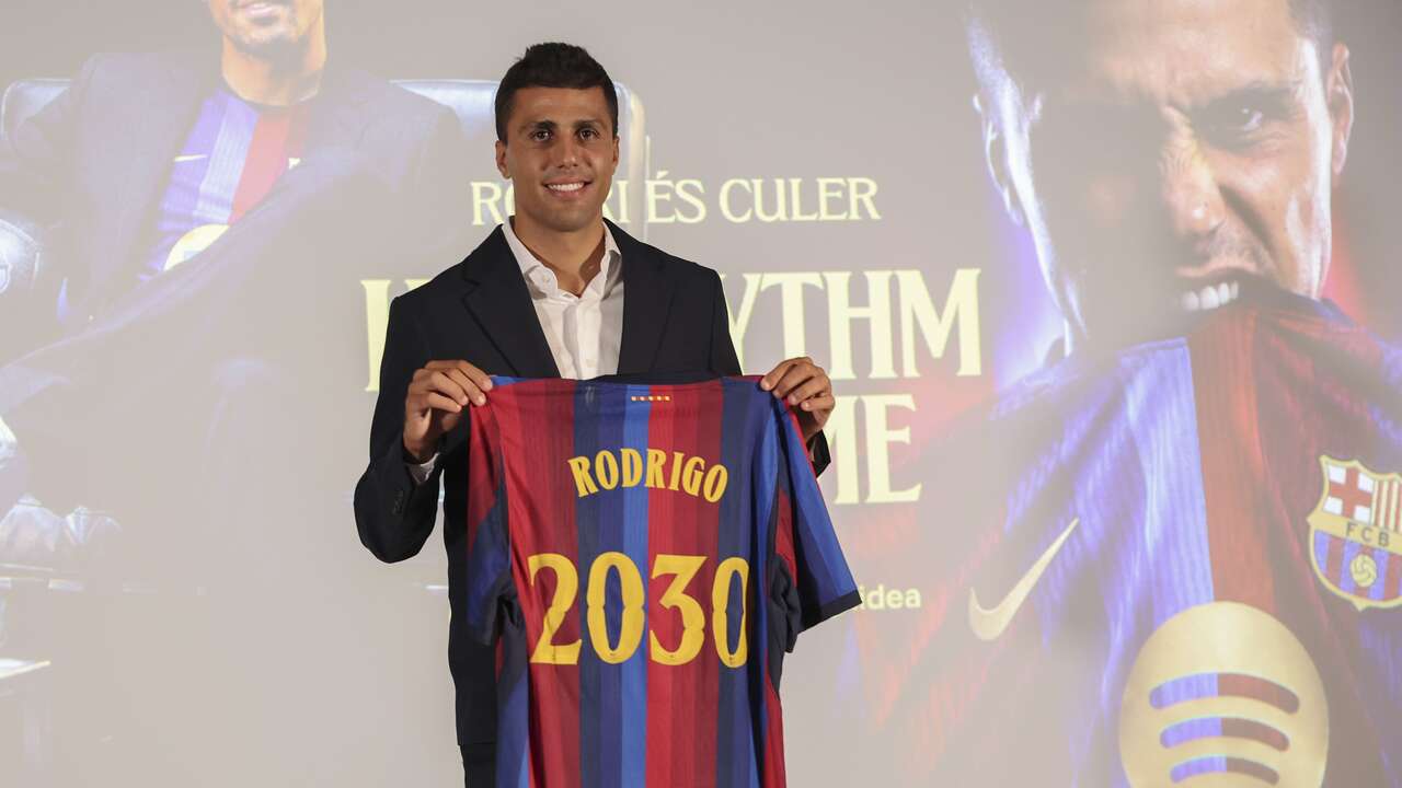 Rodri, tras firmar hasta 2030: "El Barça era mi primera opción"