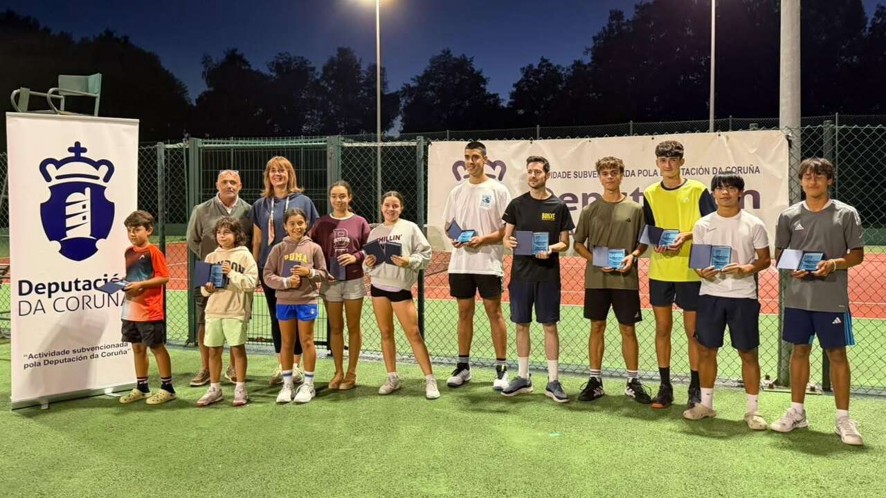 El CT Justo al Revés domina en el II Torneo de Tenis Concello de As Pontes