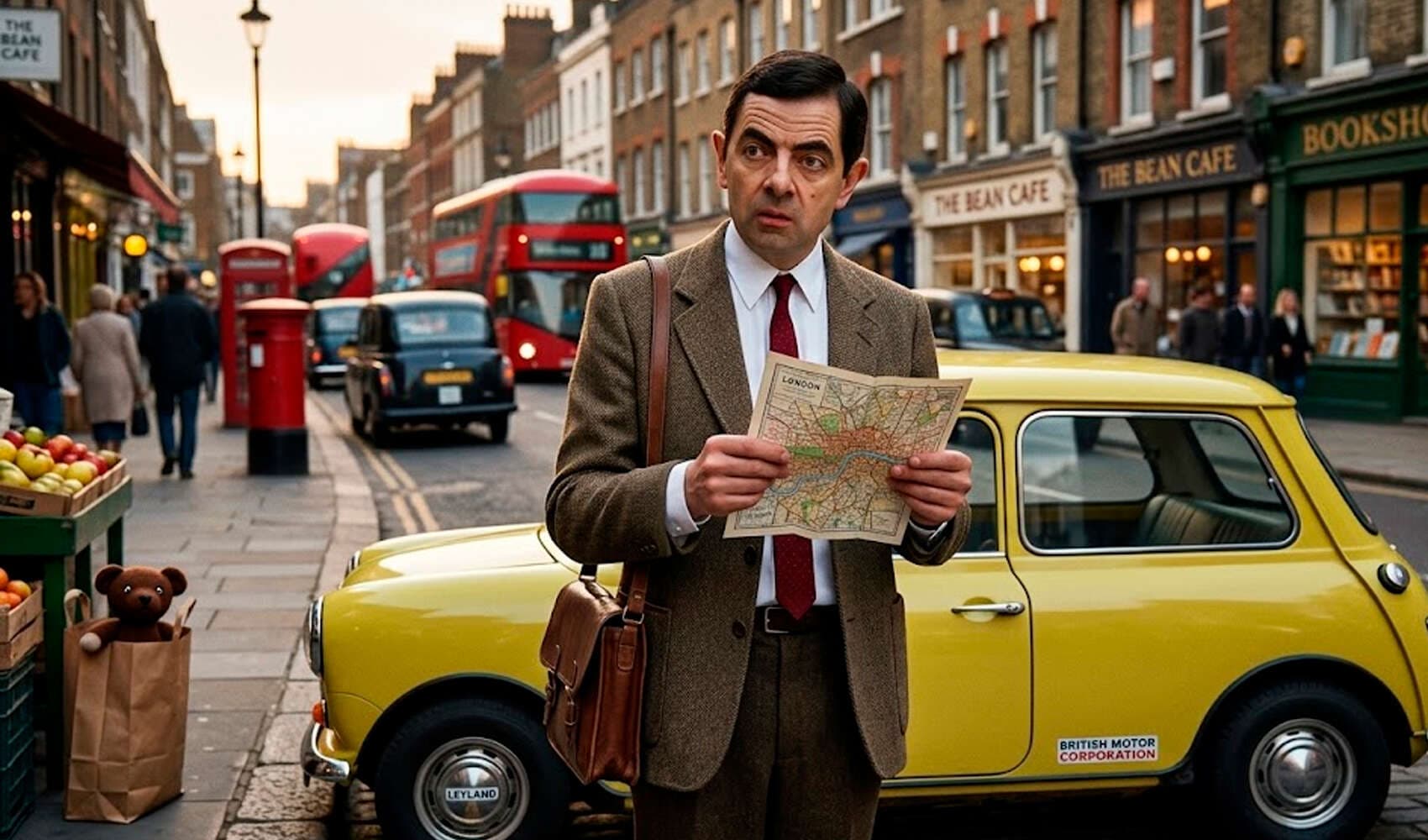 El curioso coche de Mr. Bean que nació para el museo y terminó en otro lugar