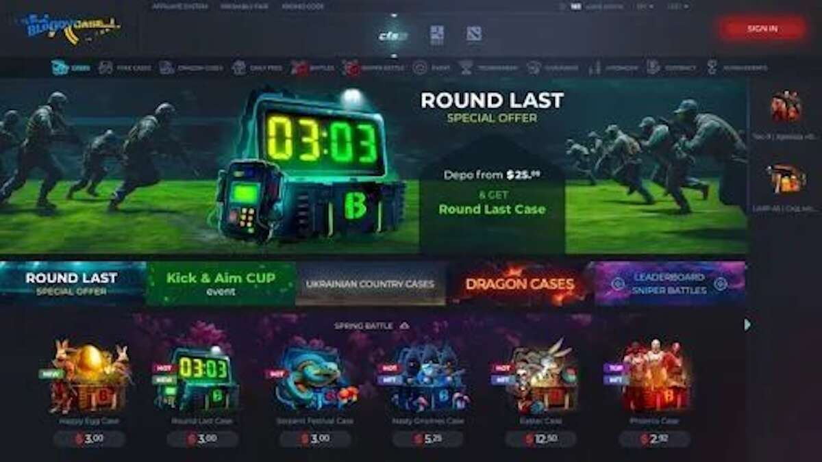 Los mejores sitios para abrir cajas de CS2 con una amplia variedad de skins