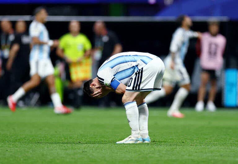 Las lágrimas de Messi