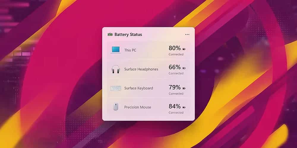 Microsoft devuelve a Windows 11 funciones que nunca debió quitar y prepara un widget para consultar las baterías