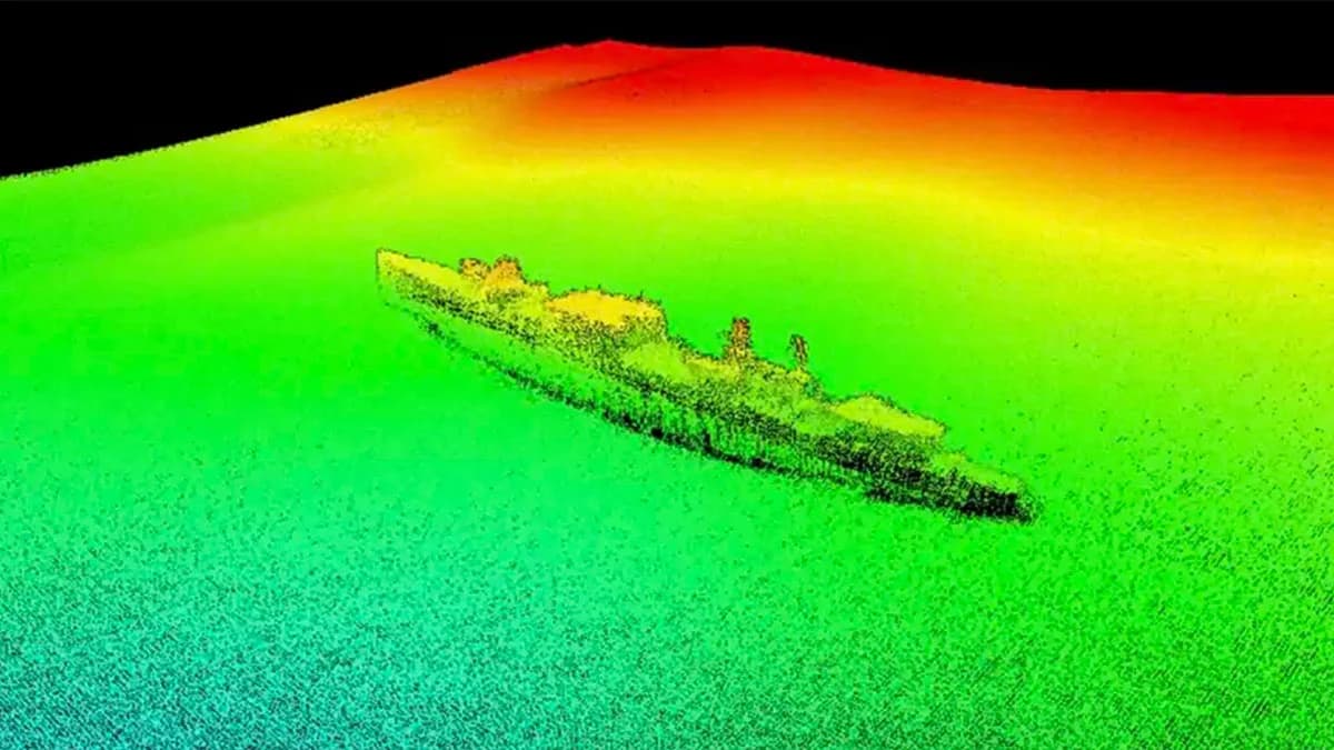 Tres drones submarinos localizan intacto el «barco fantasma del Pacífico’ 80 años después