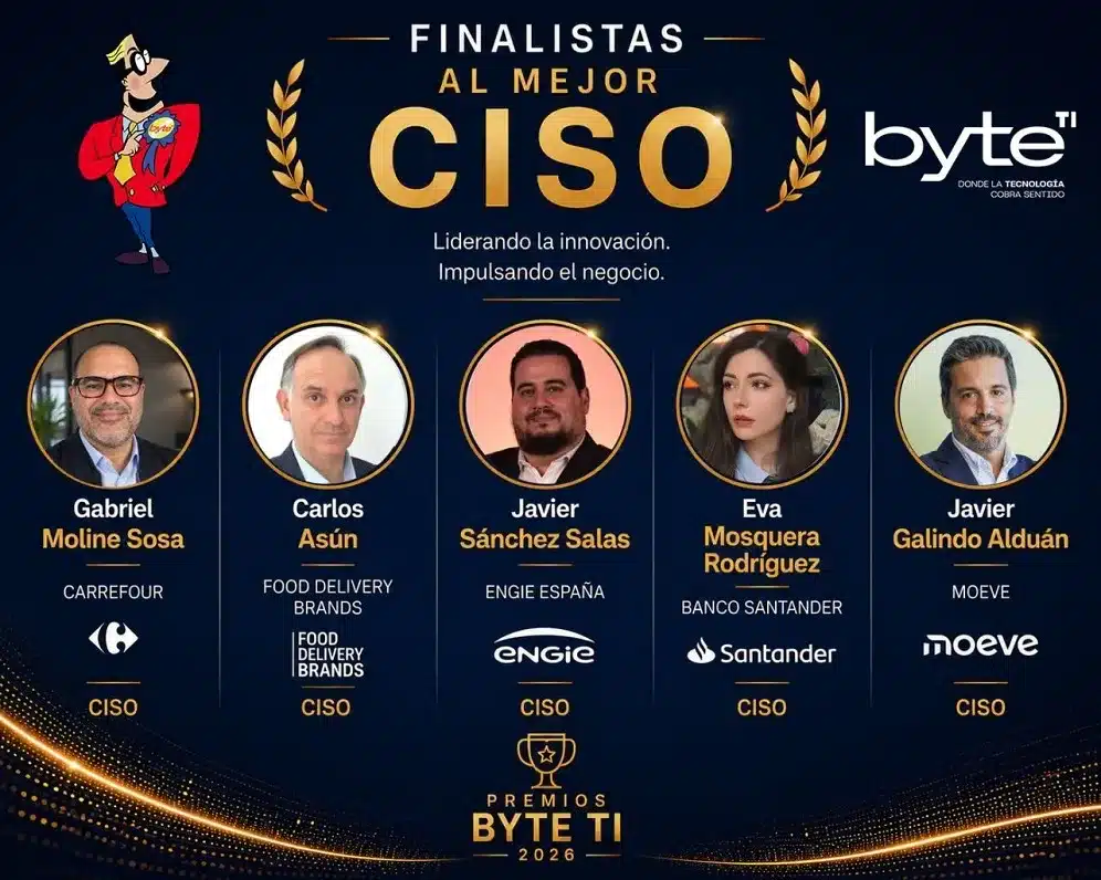 Estos son los finalistas a «Mejor CISO» de los Premios Byte TI 2026